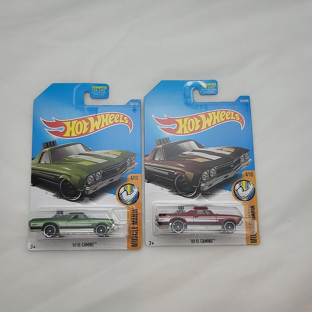Hot Wheels '68 El Camino(Green) or '68 El Camino(Maroon) MUSCLE MANIA
